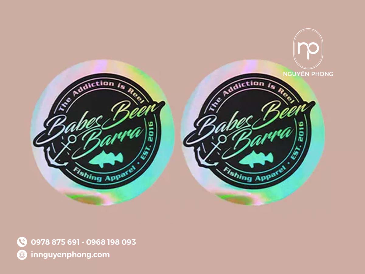 Mẫu tem 7 màu niêm phong